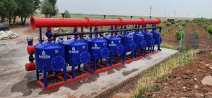 Automatic irrigation filtration system